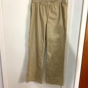 VTG DG 2 by DIANE GILMAN STRETCHY BEIGE PANTS BOOTCUT SZ LARGE CASUAL
